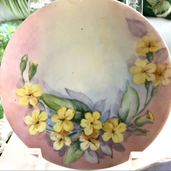 Bavaria Display Plate + Vintage Repro Hanky - Picture 3 of 6